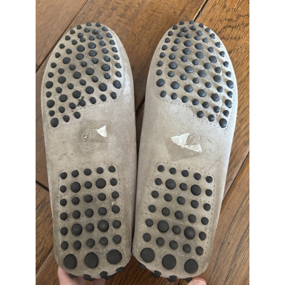 M.Gemi Felize Suede Mocassin Italian Leather Driving Shoe Women's 38 / 7.5 Gray - Picture 7 of 8